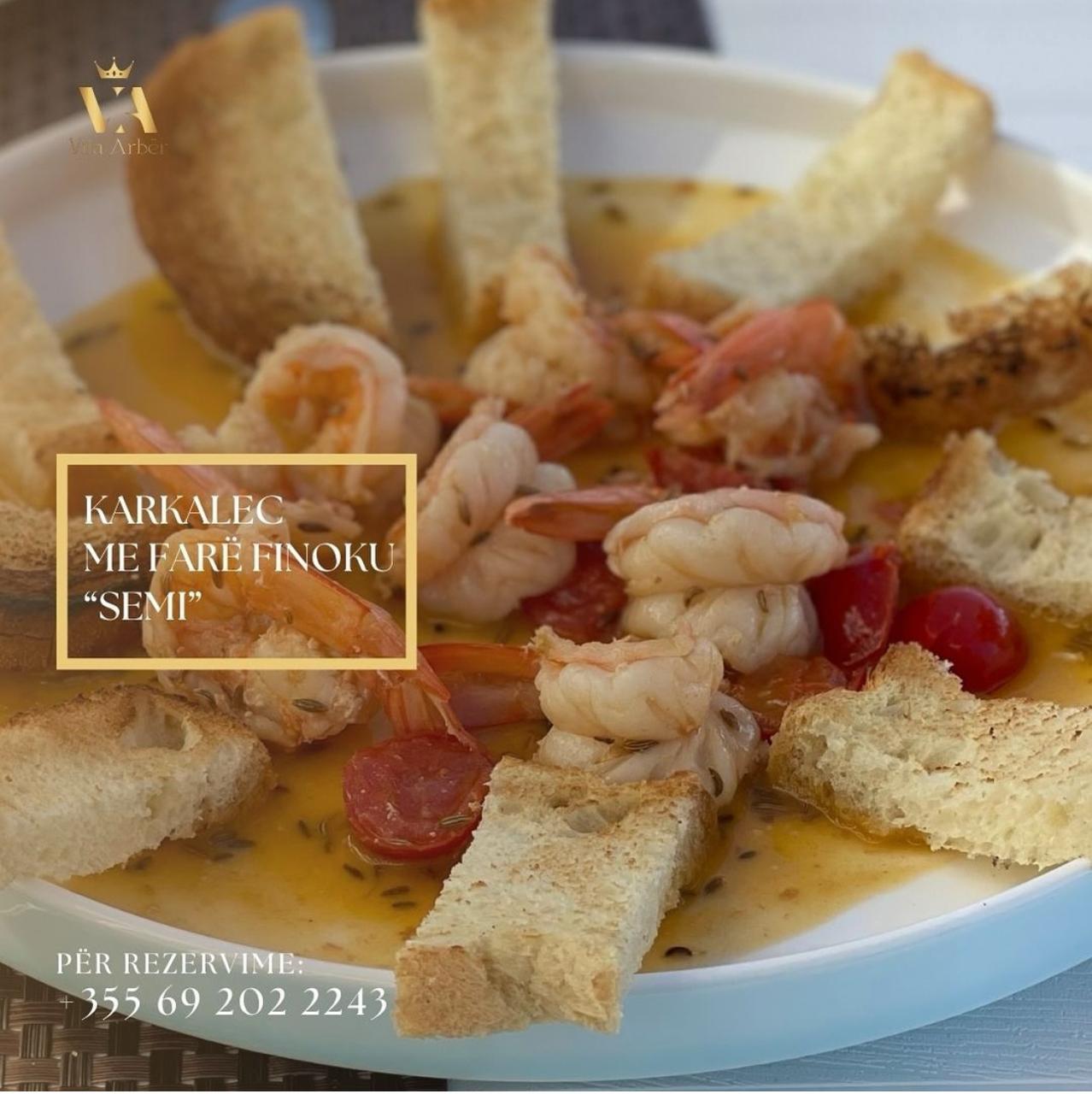SHRIMPS WITH FENNEL