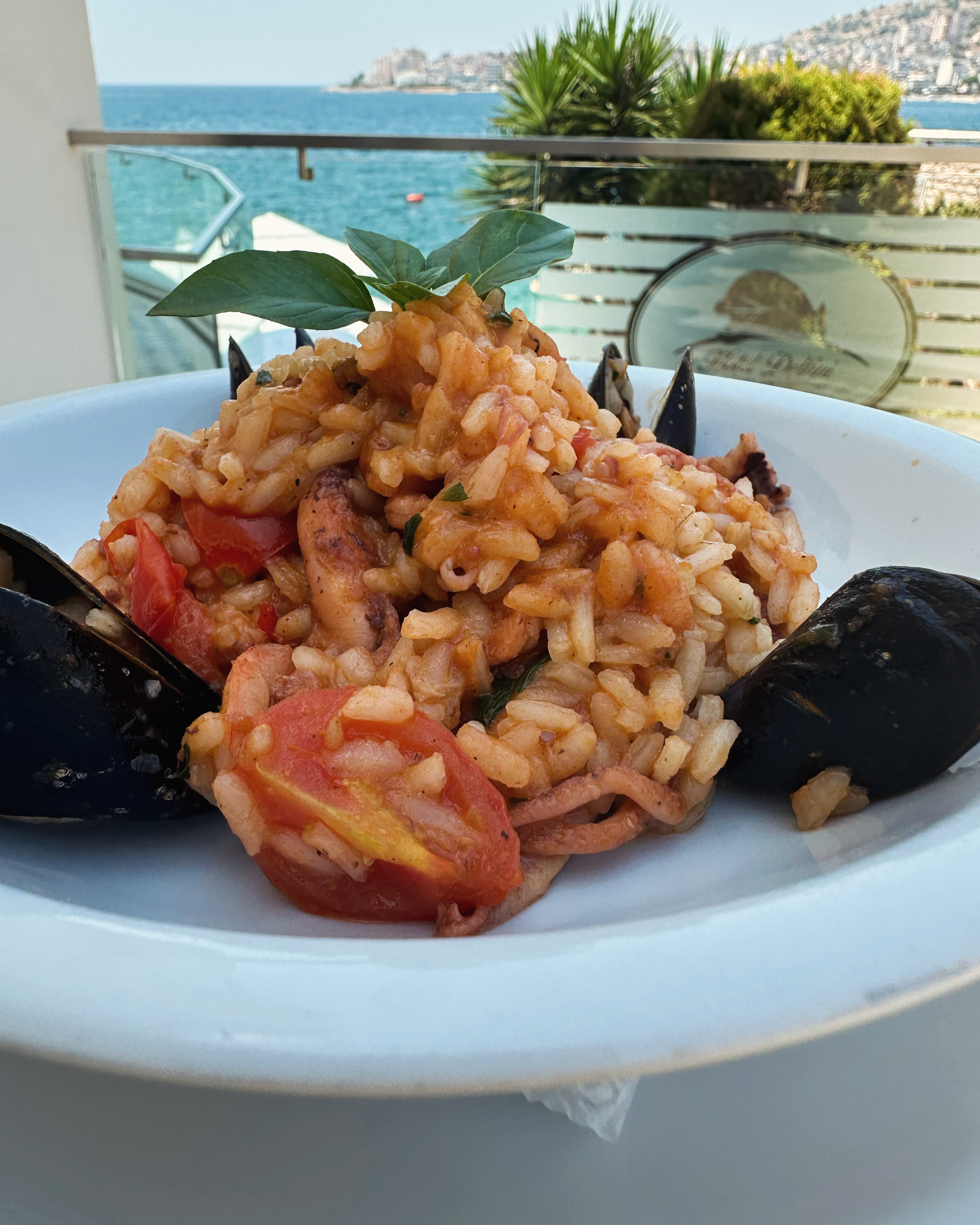 Risotto seafoods 