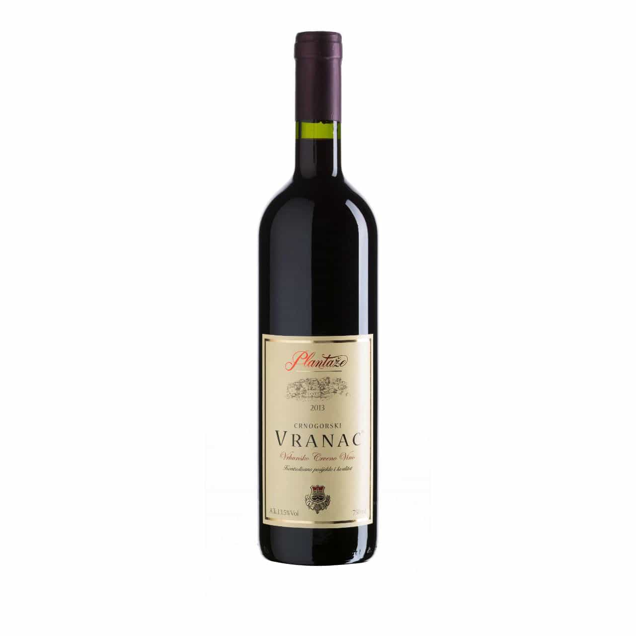 Vranac (verë e kuqe) 0.75L