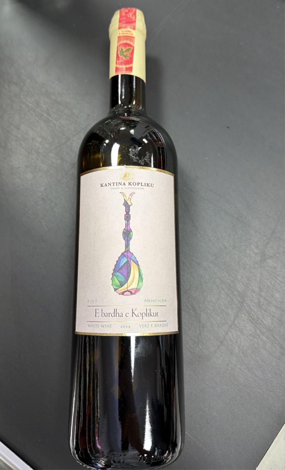 North Albania white Wine 1 L